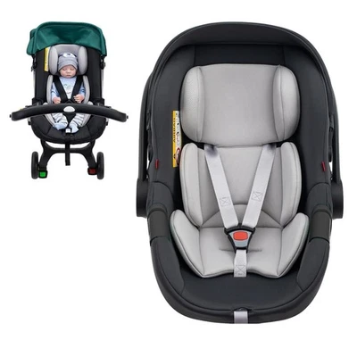 Inserto Infantil para Doona, Asiento de Coche de Bebé engrosado Soporte para Cabeza y Cuerpo para Lateral... Foto 1 de 2