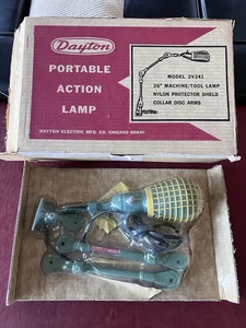 VTG DAYTON Model 2V341 Adjustable Shop Bench Light Lamp New Machine Lathe Mill - Picture 1 of 12