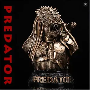 Predator Bust Statue 1/4 Scale Bronze Version Painted Model Decor New In Stock - Picture 1 of 5
