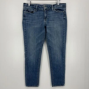 Paige Jeans Women's Size 32 Blue Skyline Straight Slim Leg Cotton Blend Stretch - Picture 1 of 12