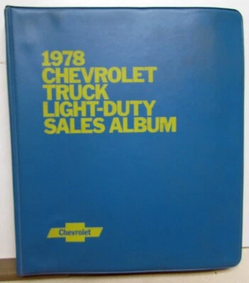 Libro de datos de camiones Chevrolet 1978 Light Duty LUV El Camino PickUp Blazer Foto 1 de 4