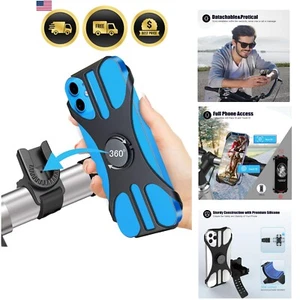 Bike Phone Mount Universal Handlebar Adjustable Rotatable for Smartphones - Picture 1 of 9