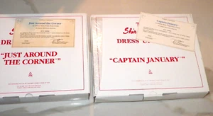 DANBURY MINT SHIRLEY TEMPLE DRESS UP OUTFITS CAPTAIN JANUARY AROUND CORNER NEW - Foto 1 di 2