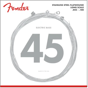 Fender 9050L Stainless Steel Flatwound Electric Bass Strings - LIGHT, 45-100 - Picture 1 of 2