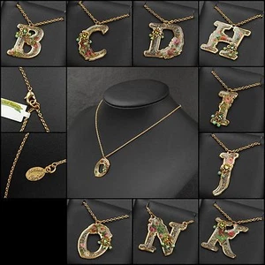 Michal Negrin Kette mit Buchstabenanhänger // Swarovski / 12141 / UVP 53,- / B-O - Bild 1 von 9