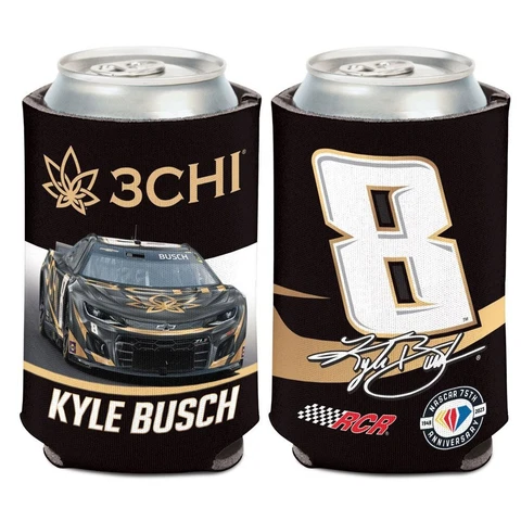 Kyle Busch 2023 3CHI #8 Can Hugger 12oz Cooler Cover