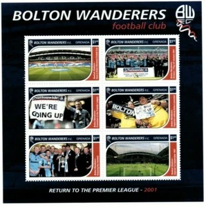 Grenada - 2002 - Bolton English Football Club - Sheet Of 6 - MNH - Picture 1 of 1