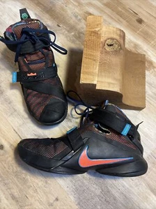 Nike Lebron James Zooms black/multi colored sz8 - Picture 1 of 11