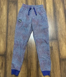 Under Armour Sweatpants Small Athletic Cuffed Fitness Gym Fleece Colorful Jogger - Picture 1 of 7