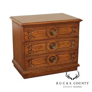 Heritage Grand Tour Collection Vintage Walnut 3 Drawer Chest, Nightstand - Picture 1 of 12