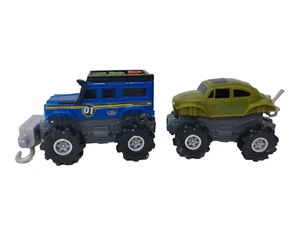Matchbox Power Scouts Adventure System Land Rover Defender & VW Beetle 4x4 READ - Picture 1 of 7