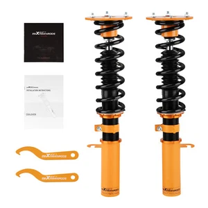 Pair Front Coilovers Shocks & Springs Strut for BMW X5 E53 2000-2006 Adj. Height - Picture 1 of 17