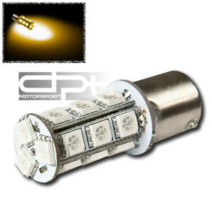 1156 5050/5055 18SMD 360 BRIGHT AMBER LED BREAK/TURN SIGNAL/TAIL LIGHT/BULB