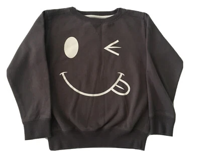 Suéter Be Lucky meninos meninas tamanho 8 com rosto sorridente  - Imagem 1 de 4