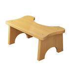 Kids Adults Bamboo Toilet Stool For Pooping Foot Chair Home Bathroom Furniture