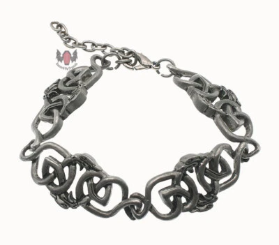 Alchemy Gothic Celtic Dragon Link A30 Pewter Goth 2001 Vintage Biker Snake - Imagem 1 de 4