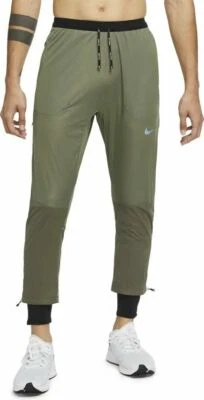 Nike Swift Shield Mens Running Pants Green Size Large L CU7857-380 - Image 1 of 4