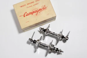NOS/NIB Campagnolo Record Strada Large Flange Hubset 120mm 28H BSC POLISHED - Picture 1 of 12
