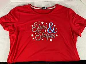 Camiseta para mujer Jones New York Signature estrellas y rayas - Imagen 1 de 4
