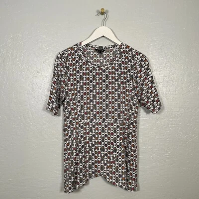 Túnica Kerrits Mujer S Blanca Negra Amapola Deco Bits Crossrail Dobladillo Dividido Ecuestre Foto 1 de 4