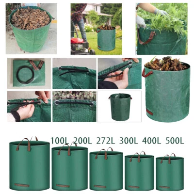 60L-500L  LITER GARTENSACK LAUBSACK RASENSACK GARTENABFALLSACK GARTENTASCHE U - Bild 1 von 4