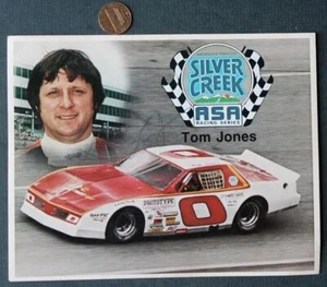Formula One Racer Tom Jones AUTOGRAPHED / SIGNED 1984 Photo card Died in 2015 -- - Picture 1 of 1