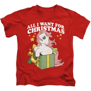 MY LITTLE PONY RETRO ALL I WANT Toddler Kids Graphic Tee Shirt 2T 3T 4T 4 5-6 7 - Picture 1 of 3