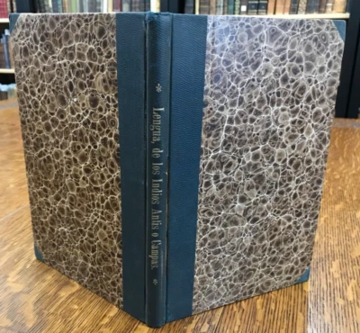 1890 Arte de la Lengua de Los Indios Antis O Campas- Lucien Adam - Image 1 of 4