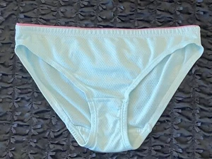 Fruit Of The Loom Girl 12 Vintage Nylon Blue Bikini Panties Underwear - Picture 1 of 3