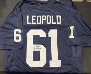 Bobby Leopold Notre Dame Irish 1977 National Champs Signed Auto Retro Jersey JSA - Picture 1 of 5