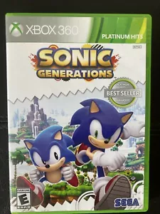 Sonic Generations (Microsoft Xbox 360, 2011) CIB Completo TESTATO Sega - Foto 1 di 3