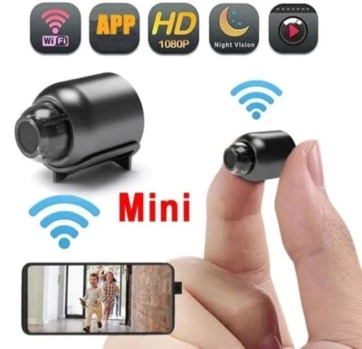1080P HD Mini Camera WiFi Wireless HD Night Vision Camera Home X5 Remote Camera - Image 1 of 4