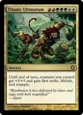 Titanic Ultimatum NM MTG Shards of Alara Magic 2B3