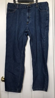 Calça Jeans Savane Masculina Azul 40X30 Casual Pesada Fazenda Rancho Cowboy Wear Excelente Estado Usado - Imagem 1 de 4