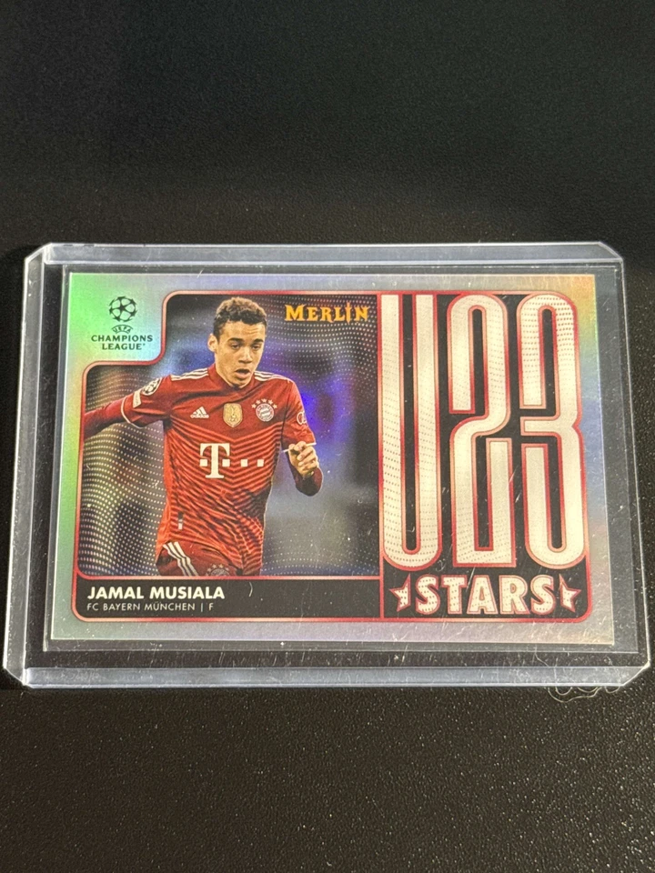 2021-22 Topps Merlin #U23-12 Jamal Musiala U23 Stars Insert FC Bayern Munich - Image 1 of 1
