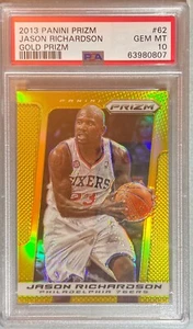 *07/10* 2013-14 Panini Select GOLD PRIZM #62 Jason Richardson PSA 10 - Picture 1 of 2