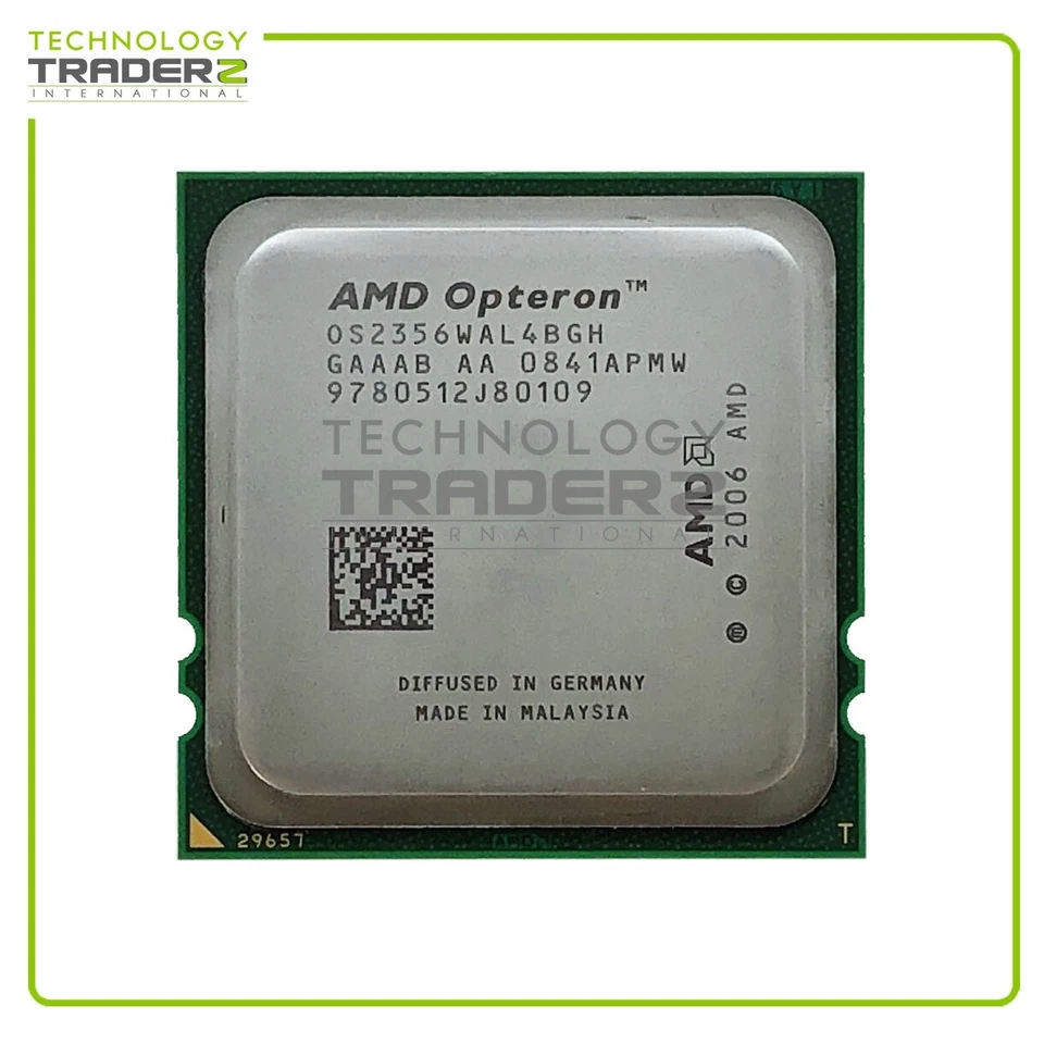 LOT OF 10 0S2356WAL4BGH AMD Opteron 2356 Quad Core 2.30GHz 4MB 115W Processor - Image 1 of 1