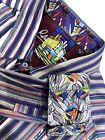 Robert Graham Shirt 2XL XXL Multicolor Striped Embroidered Flip Cuff *
