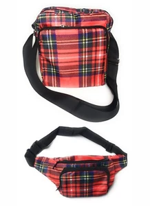 Bolso de cintura resistente al agua Tartan - bolsas de viaje bandolera - Imagen 1 de 9