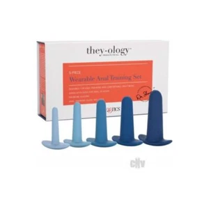 They-ology Wearable Anal Trainer Set - 5 Piece Set - Picture 1 of 1