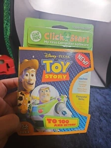 New Leap Frog Click Start My First Computer Software Disney Toy Story Math @2 - Picture 1 of 7