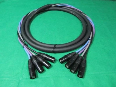 DC Pro Lake 4-Channel Tactical Cat 5E Snake Cable w/ Neutrk Ethercon 10 Ft. - Image 1 of 4