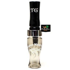 TIM GROUNDS SUPER MAG SHORT REED GOOSE CALL SMOKY JOE ACRYLIC - Picture 1 of 2