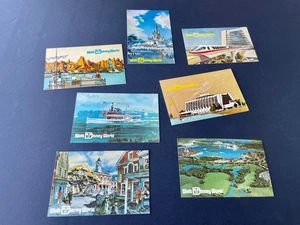 7 Concept Postcards VINTAGE 1971 Walt Disney World Preview Center Pre Opening - Bild 1 von 3