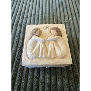 Willow Tree Friendship Keepsake Box Forever True Friends Demdaco 2003 - Picture 1 of 8
