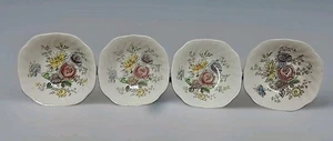 Johnson Brothers Sheraton 6" Fruit Bowls (Set of 4) Ironstone England Floral EUC - Picture 1 of 8