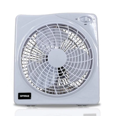 Ventilador de caja F-1022 10" 2 velocidades, blanco - silencioso, ahorro de energía, listo para usar Foto 1 de 4