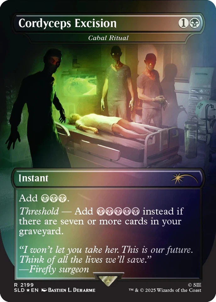 MTG Cordyceps Excision, Foil, New/Unplayed, The Last of Us Secret Lair SLD - Image 1 of 1