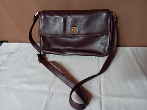 Vintage 1970's Etienne Aigner Oxblood Leather Shoulder Bag Purse Crossbody  - Picture 1 of 11