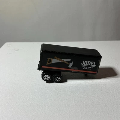 #P1 1989  Micro Machines Semi Trailer  Jodel Building Supply  Heavy Workers - Image 1 of 4